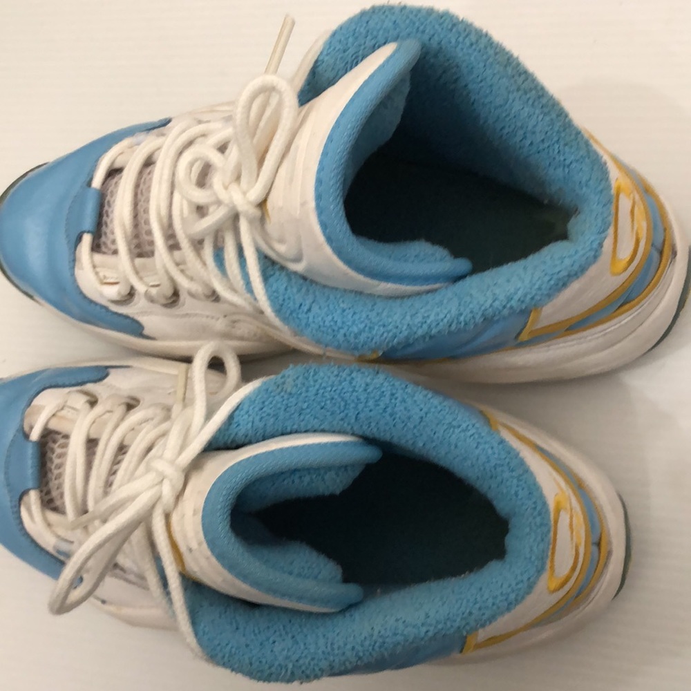 REEBOK QUESTION MID HOME IVERSON DENVER NUGGETS BASKETBALL SNEAKERS MENS S 9.5 - Picture 7 of 16